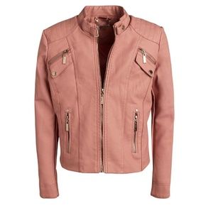 Jou Jou J2 Leather Moto Jacket NWT